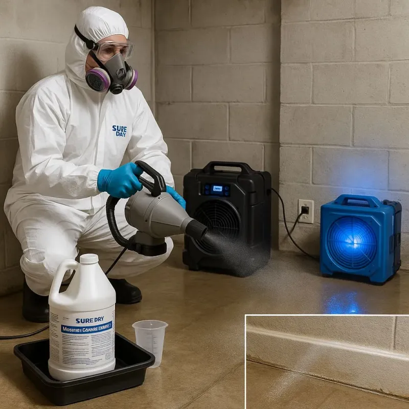 Sanitization and Odor Removal process in Tualatin, OR